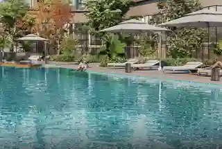Swimming Pool at CCI Rivali Park Moonrise