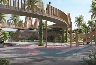 Kids’ Play Area at CCI Rivali Park Moonrise